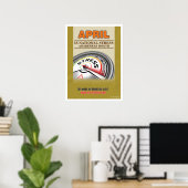 Official April Stress Awareness Month Poster ポスター (ホームオフィス)