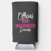 Official Bad Influence Custom Bachelorette Party スリム缶クーラー (正面)