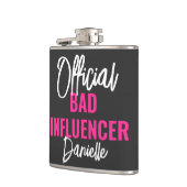 Official Bad Influence Custom Bachelorette Party フラスク (左)