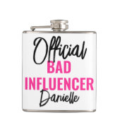 Official Bad Influencer Bachelorette Party Custom フラスク (正面)