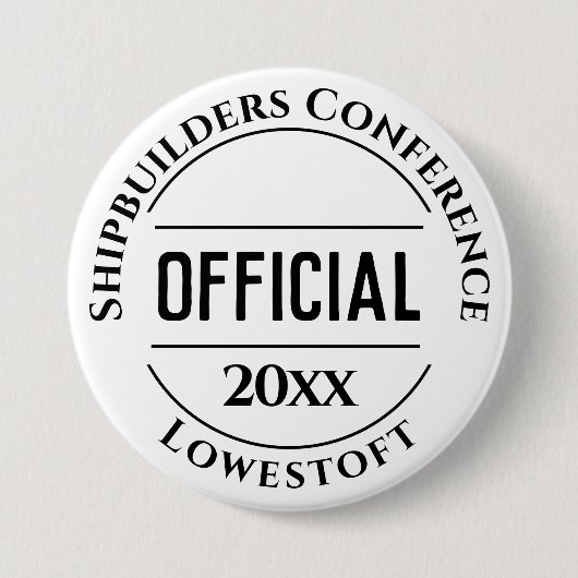 Official Badge Button 缶バッジ (正面)