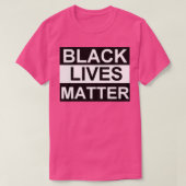 Official BLM Campaign Support Black Lives Matter M Tシャツ (デザイン正面)
