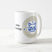 Official Cat Association Member Judging You Silen コーヒーマグカップ (正面右)