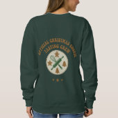 Official Christmas Cookie Tasting Crew Retro  スウェットシャツ (裏面)