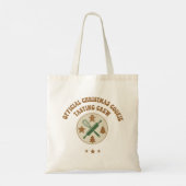 Official Christmas Cookie Tasting Crew Retro トートバッグ (裏面)