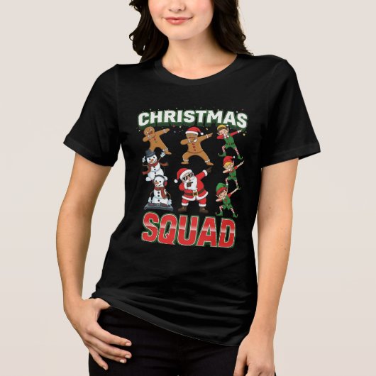 Official Christmas Squad Member | Funny Festive Ty トライブレンドTシャツ (正面)