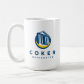 Official Coker University Logo コーヒーマグカップ (左)