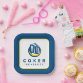 Official Coker University Logo ペーパープレート (パーティー)