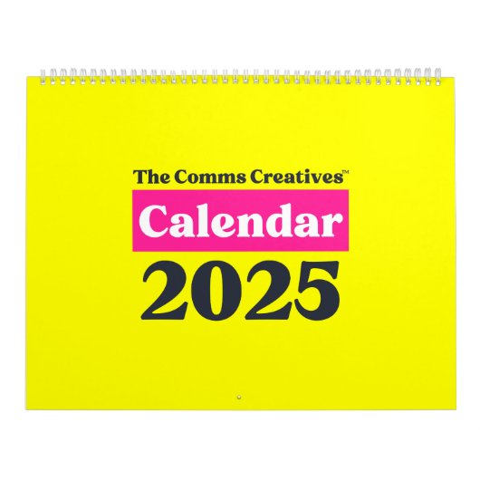 Official Comms Creatives Calendar 2025 カレンダー (カバー)