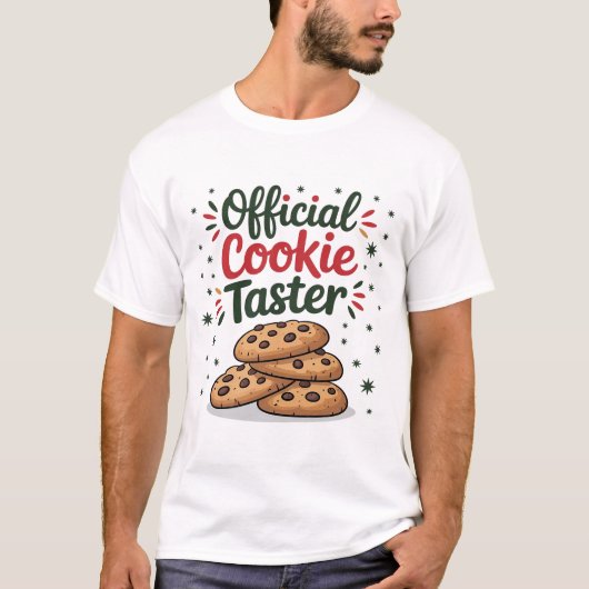 Official Cookie Taster Christmas Baking Holiday Tシャツ (正面)