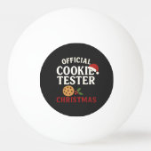 Official Cookie Tester Christmas Tee 卓球ボール (正面)