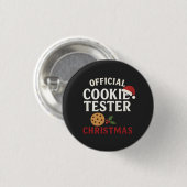 Official Cookie Tester Christmas Tee 缶バッジ (正面&裏面)