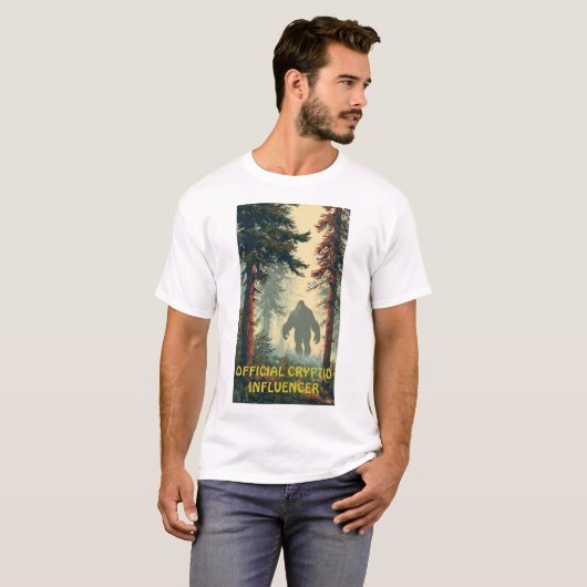 OFFICIAL CRYPTID INFLUENCER Tシャツ (正面フル)