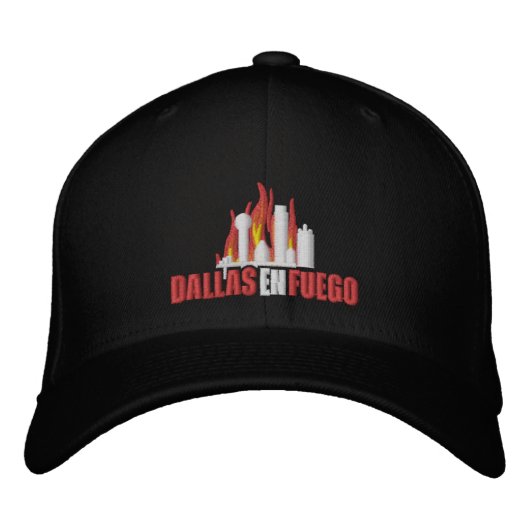 Official Dallas En Fuego Hat 刺繍入りキャップ (正面)
