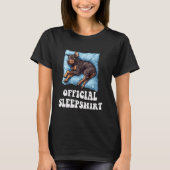 Official Doberman Sleepshirt Cute Dobie Dog Lover  Tシャツ (正面)