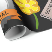 Official Easter Bunny (名前と場所付き) ラッピングペーパー (ロールコーナー)