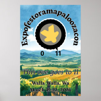 Official EFORP 11 "This One Goes to Eleven" ポスター