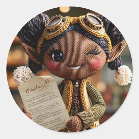  Official Elf Report  ラウンドシール (正面)