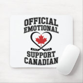 Official Emotional Support Canadian Hockey Player  マウスパッド (マウス)