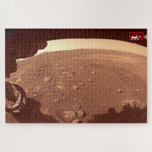 Official first photo, Perseverance rover on Mars, ジグソーパズル (横)