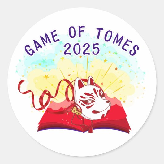 Official Game of Tomes 2025 ステッカー (正面)