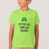 Official Green Shirt for St. Patrick's Day T-Shirt Tシャツ (正面)