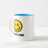 OFFICIAL Have A Nice A.I. Day MUG ツートーンマグカップ (正面左)