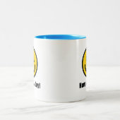 OFFICIAL Have A Nice A.I. Day MUG ツートーンマグカップ (中央)