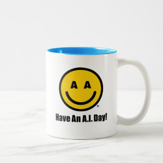 OFFICIAL Have A Nice A.I. Day MUG ツートーンマグカップ