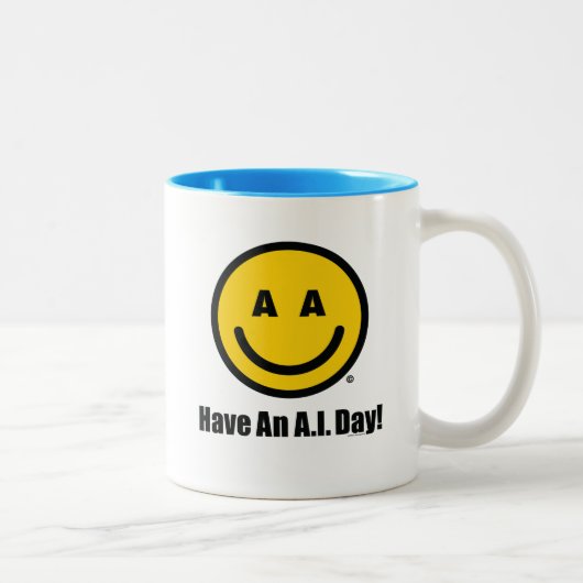 OFFICIAL Have A Nice A.I. Day MUG ツートーンマグカップ (右)