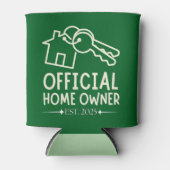 Official Homeowner Est. 2025 Proud First Timer 缶クーラー (正面)