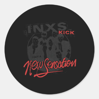 Official Inxs New Sensation Band写真 ラウンドシール