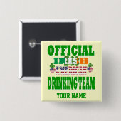 Official   Irish American drinking team 缶バッジ (正面&裏面)