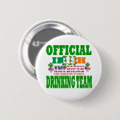 Official Irish American drinking team 缶バッジ (正面&裏面)