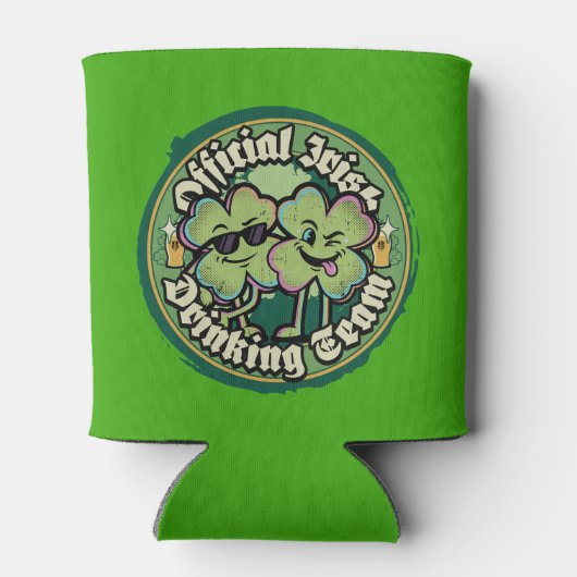 Official Irish Drinking Team St Patricks Day 缶クーラー (裏面)