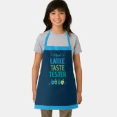 Official Latke Taste Tester Kids Hanukkah Apron エプロン (インサイチュ)