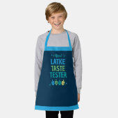 Official Latke Taste Tester Kids Hanukkah Apron エプロン (着用した状態)