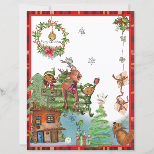 Official Letter from Santa Claus | Traditional Red (裏面)