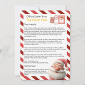 Official Letter from the North Pole for Kids シーズンカード (正面)