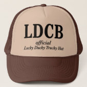 Official Lucky Ducky Trucky Hat-Initials キャップ (正面)