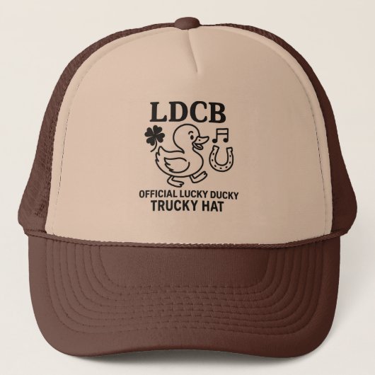 Official Lucky Ducky Trucky Hat-LDCB With Duck キャップ (正面)