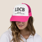 Official Lucky Ducky Trucky Hat: Pink with Initial キャップ (インサイチュ)