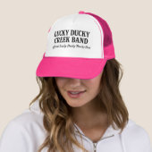Official Lucky Ducky Trucky Hat: Pink-Words キャップ (インサイチュ)