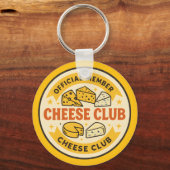 Official Member of the Cheese Club Funny gift キーホルダー (裏面)