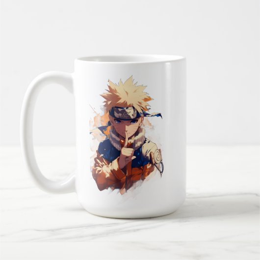 Official Naruto Anime Mug - 11oz Ceramic Coffee Cu コーヒーマグカップ (左)