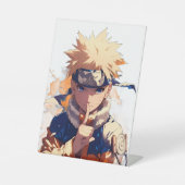 "Official Naruto Anime Pedestal Sign - 3D Light-Up 台座サイン (正面)