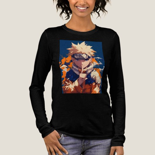Official Naruto Anime T-Shirt - Premium Tri-Blend  トライブレンドＴシャツ (正面)