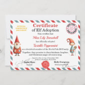 Official North Pole Elf Adoption Certificate  招待状 (正面)