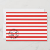 Official North Pole Elf Adoption Certificate  招待状 (裏面)