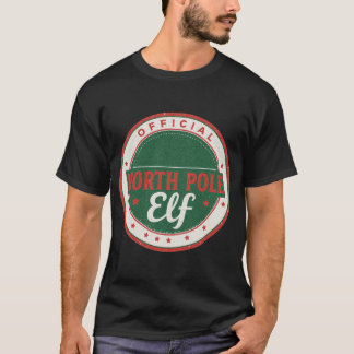 Official North Pole Elf Tシャツ